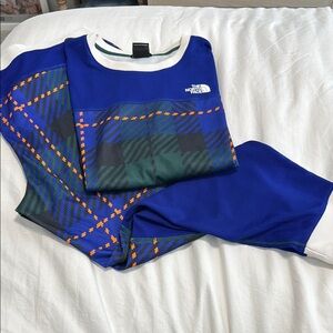 The North Face Blue and Green 2 Piece Outfit